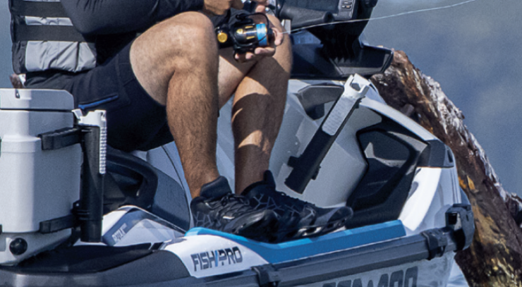 Angled Gunwale Footrests